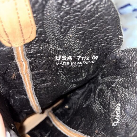 Masterson Boot Co. Cowboy Work Boots, Square Toe, Non Slip Sole NEW SZ 7.5 Women - Picture 15 of 15